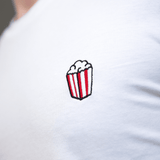 Tee Shirt Popcorn blanc zoom bucket