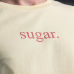 Impression Sugar sur tee shirt jaune