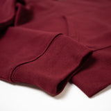 Zoom hoodie manches bordeaux